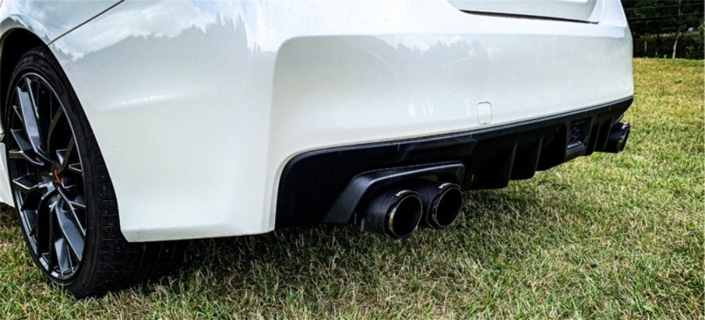 Fits 18-21 Subaru WRX STI 3" Cat Back Dual Split Rear Street Version-S4800304 - Cat Back Exhaust Car Part People