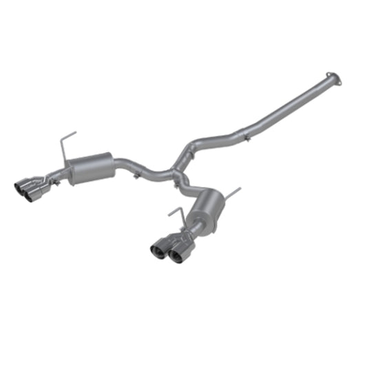 Fits 18-21 Subaru WRX STI 3" Cat Back Dual Split Rear Street Version-S4800304 - Cat Back Exhaust Car Part People