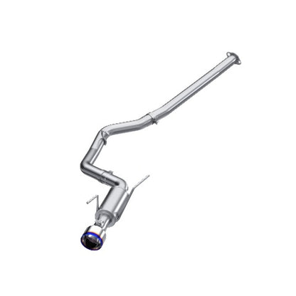 Fits 18 Subaru WRX STI 3" Cat Back, Single Rear Exit, T304 with BE Tips-S48033BE - Cat Back Exhaust Car Part People