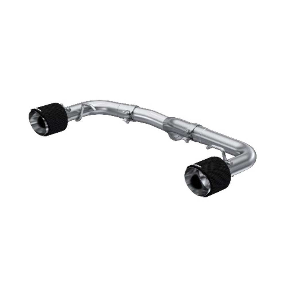 Fits 2022-2024 Subaru BRZ 2.5" Axle-Back; Dual Rear Exit; CF Tips - S48053CF - Axle Back Exhaust Car Part People