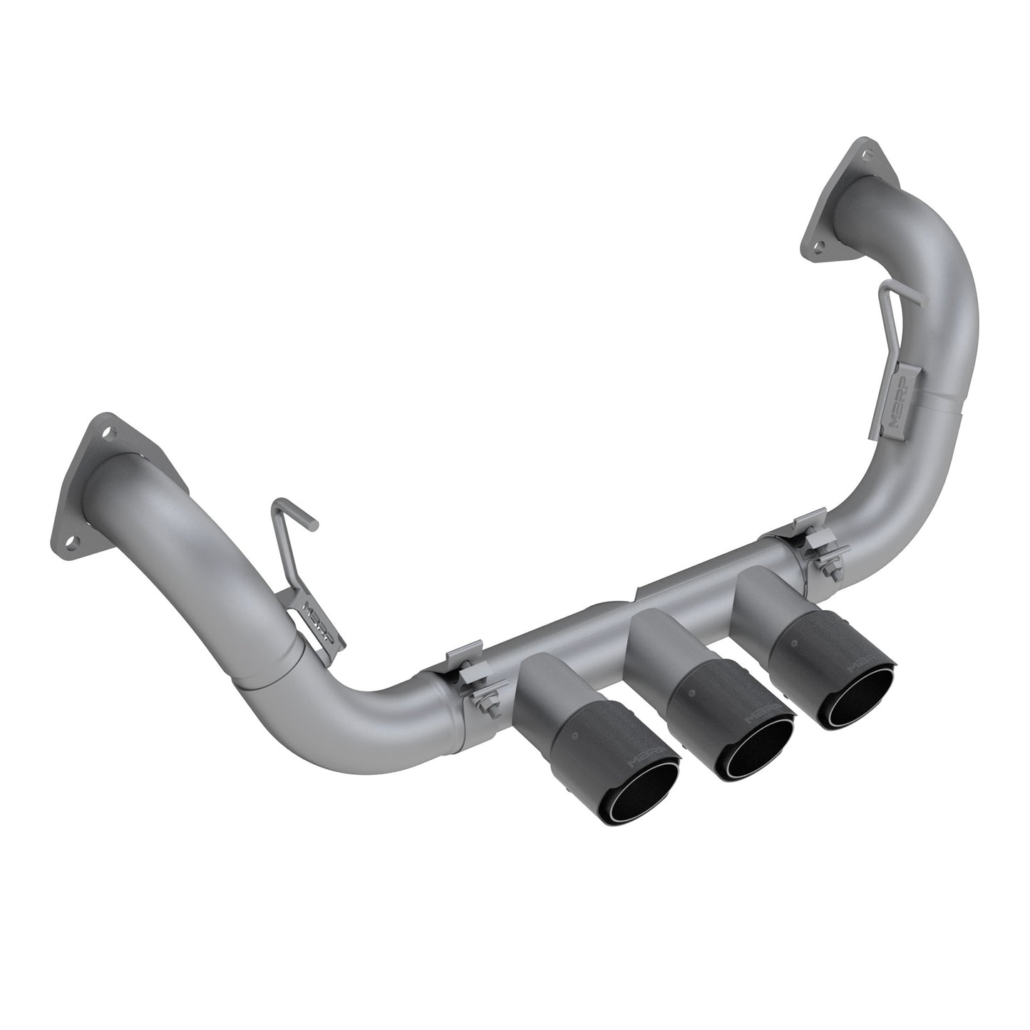 Fits 17-21 Acura NSX 2.5" Cat Back Triple Rear Exit w/Carbon Fiber Tips-S49003CF - Cat Back Exhaust Car Part People