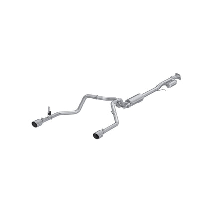 Fits 2019-2024 Chevrolet Silverado 1500 3" Cat Back; 2.5" Dual Rear; AL-S5021AL - Cat Back Exhaust Car Part People