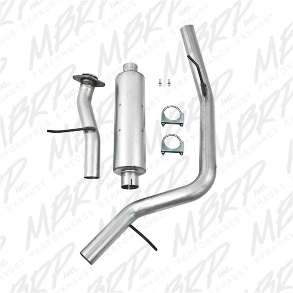 Fits 2000 Chevrolet Tahoe 3in. Cat Back; Single Side; AL - S5026P - Cat Back Exhaust Car Part People