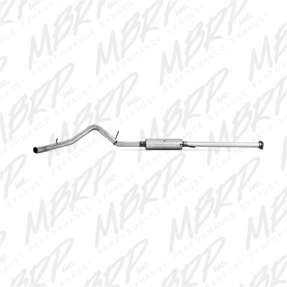 Fits 2008 Chevrolet Silverado 1500 3in. Cat Back; Single Side; AL - S5036P - Cat Back Exhaust Car Part People