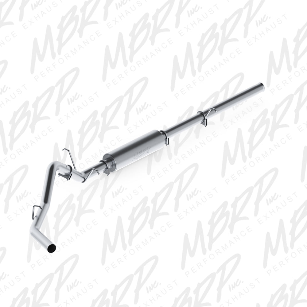 Fits 2010-2013 Chevrolet Silverado 1500 3in. Cat Back; Single Side; AL - S5054P - Cat Back Exhaust Car Part People