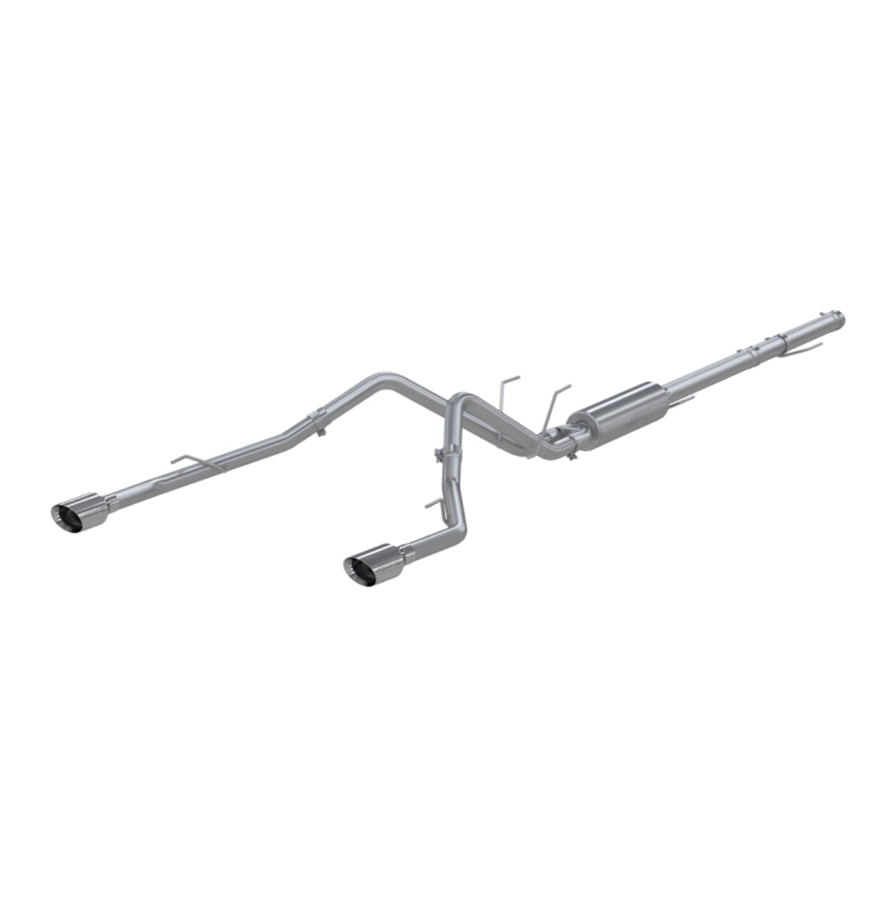 Fits 2009-2010 Dodge Ram 1500 2 1/2" Cat Back Dual Split Rear-S5146304 - Cat Back Exhaust Car Part People