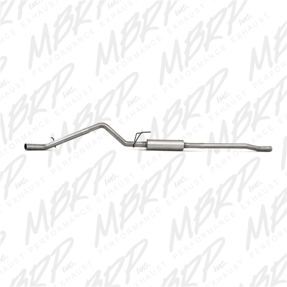 Fits 2006-2007 Dodge Ram 3500 3in. Cat Back; Single Side Exit; AL - S5148P - Cat Back Exhaust Car Part People