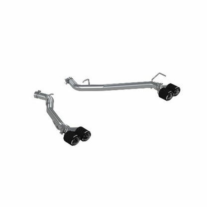 Fits 2020-2024 Ford Explorer 2 1/2in. Axle Back; Dual Rear Exit; T304 - S52033CF