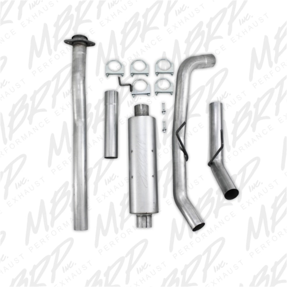 Fits 2011-2014 Ford F-150 3in. Cat Back; Single Side; AL - S5236P - Cat Back Exhaust Car Part People