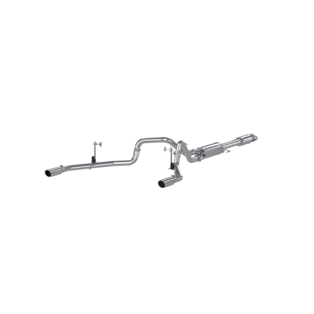 Fits 2016-2020 Ford F-150 2 1/2in. Cat Back; Dual Rear; T409 - S5258409 - Cat Back Exhaust Car Part People