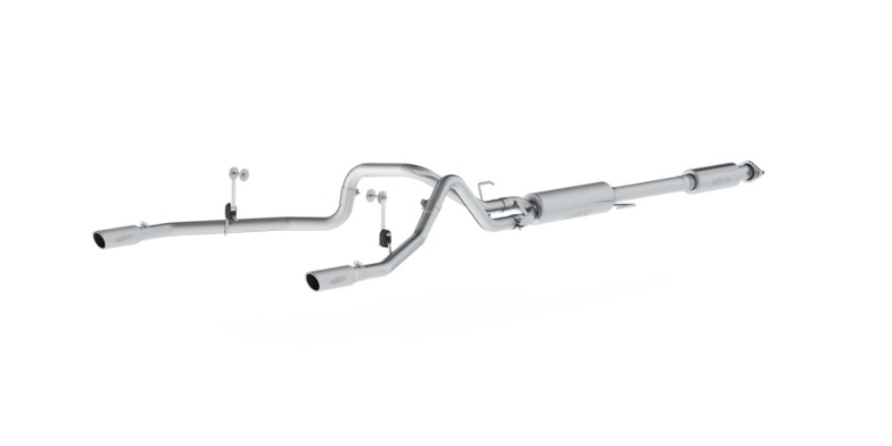 Fits 2016-2020 Ford F-150 2 1/2in. Cat Back; Dual Rear; AL - S5258AL - Cat Back Exhaust Car Part People