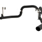 Fits 2016-2020 Ford F-150 2 1/2in. Cat Back; Dual Rear; Black - S5258BLK - Cat Back Exhaust Car Part People