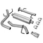 Fits 2007-2014 Toyota FJ Cruiser 2 1/2in. Cat Back; Single Rear; AL - S5308AL - Cat Back Exhaust Car Part People