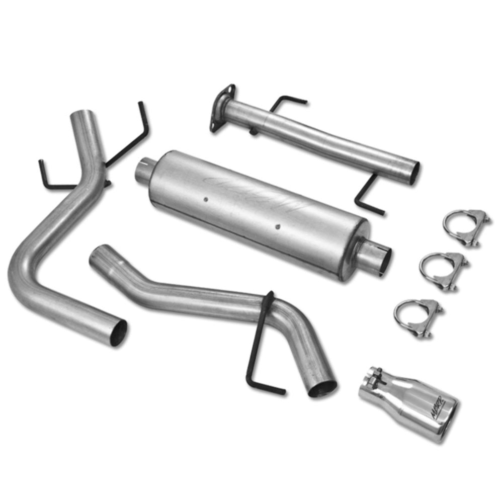 Fits 2007-2014 Toyota FJ Cruiser 2 1/2in. Cat Back; Single Rear; AL - S5308AL - Cat Back Exhaust Car Part People