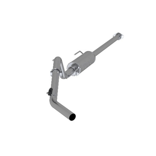 Fits 2005-2013 Toyota Tacoma 2 1/2in. Cat Back; Single Exit; AL - S5326P - Cat Back Exhaust Car Part People