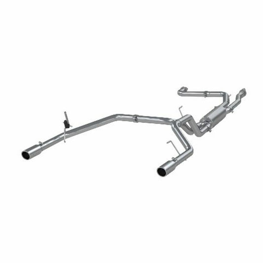 Fits 2004-2015 Nissan TITAN 2 1/2in. Cat Back; Dual Split Rear; T409 - S5402409 - Cat Back Exhaust Car Part People