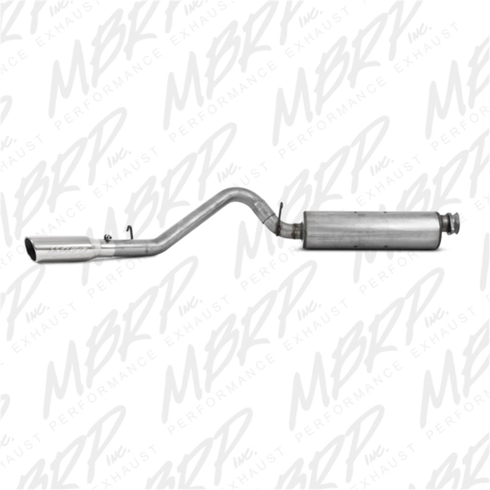 Fits 2000-2004 Jeep TJ 2 1/2in. Cat Back; Single Side; AL - S5500AL - Cat Back Exhaust Car Part People