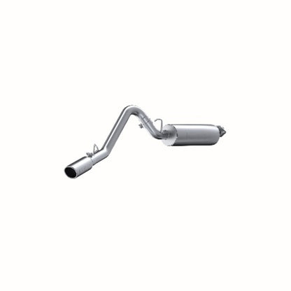 Fits 2000-2004 Jeep TJ 2 1/2in. Cat Back; Single Side; AL - S5500AL - Cat Back Exhaust Car Part People