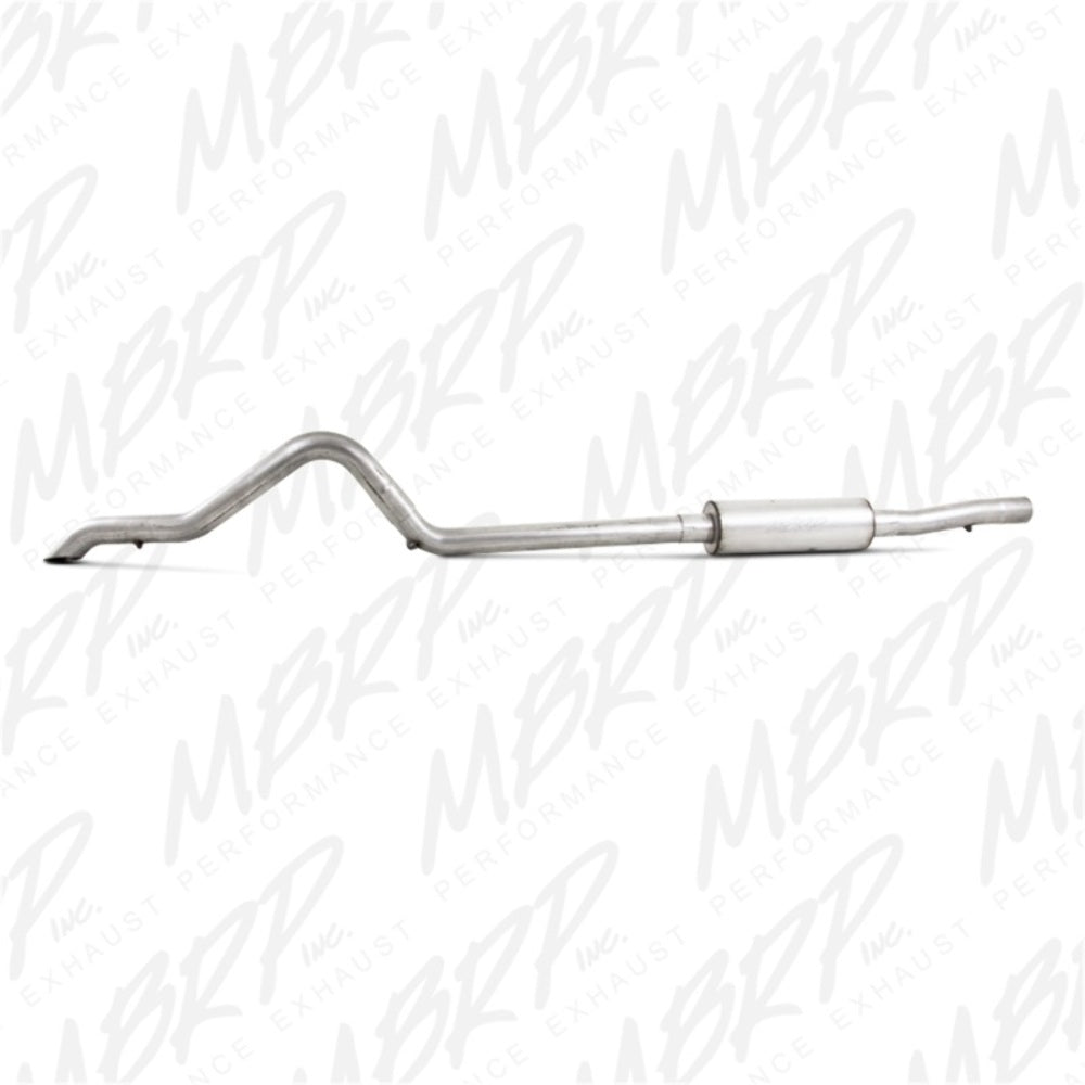 Fits 07-10 Jeep Wrangler 2 1/2" Tail Pipe Muffler before Axle AL-S5514AL - Cat Back Exhaust Car Part People