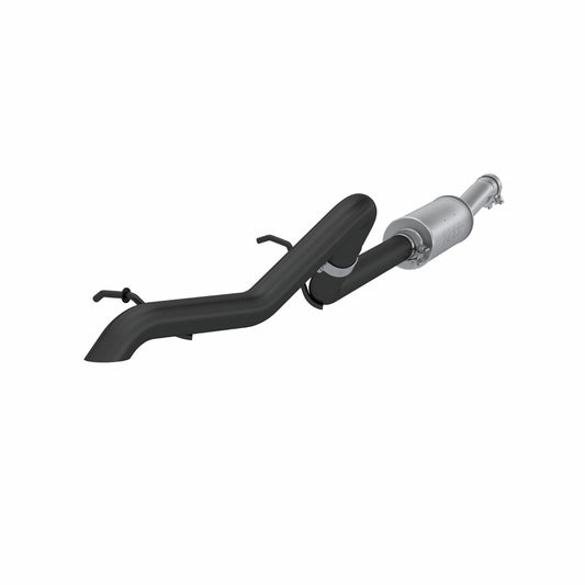 Fits 2007-2011 Jeep Wrangler 2 1/2" Tail Pipe Muffler before Axle-Black-S5514BLK - Cat Back Exhaust Car Part People