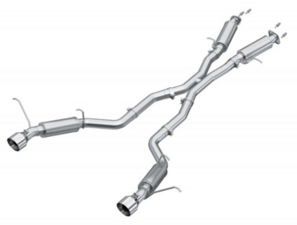 Fits 12-15 Jeep Grand Cherokee 3" Cat Back Dual Rear Exit -S5525AL - Cat Back Exhaust Car Part People