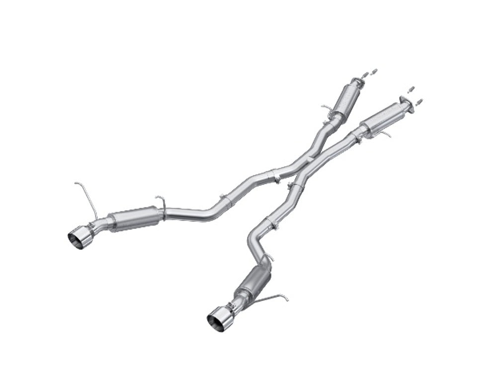 Fits 12-15 Jeep Grand Cherokee 3" Cat Back Dual Rear Exit -S5525AL - Cat Back Exhaust Car Part People