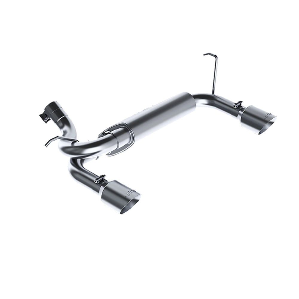 Fits 2007-2011 Jeep Wrangler 2 1/2in. Axle Back; Dual Rear Exit; T409 - S5528409 - Axle Back Exhaust Car Part People