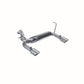 Fits 2010-2011 Jeep Wrangler 2 1/2in. Axle Back; Dual Rear Exit; AL - S5528AL - Axle Back Exhaust Car Part People