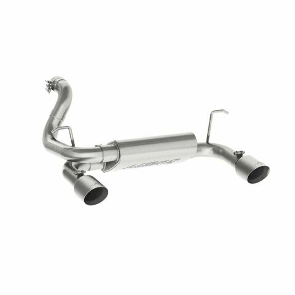 Fits 2021-2024 Jeep Wrangler 2 1/2" Axle Back, Dual Rear Exit, AL - S5529AL - Axle Back Exhaust Car Part People