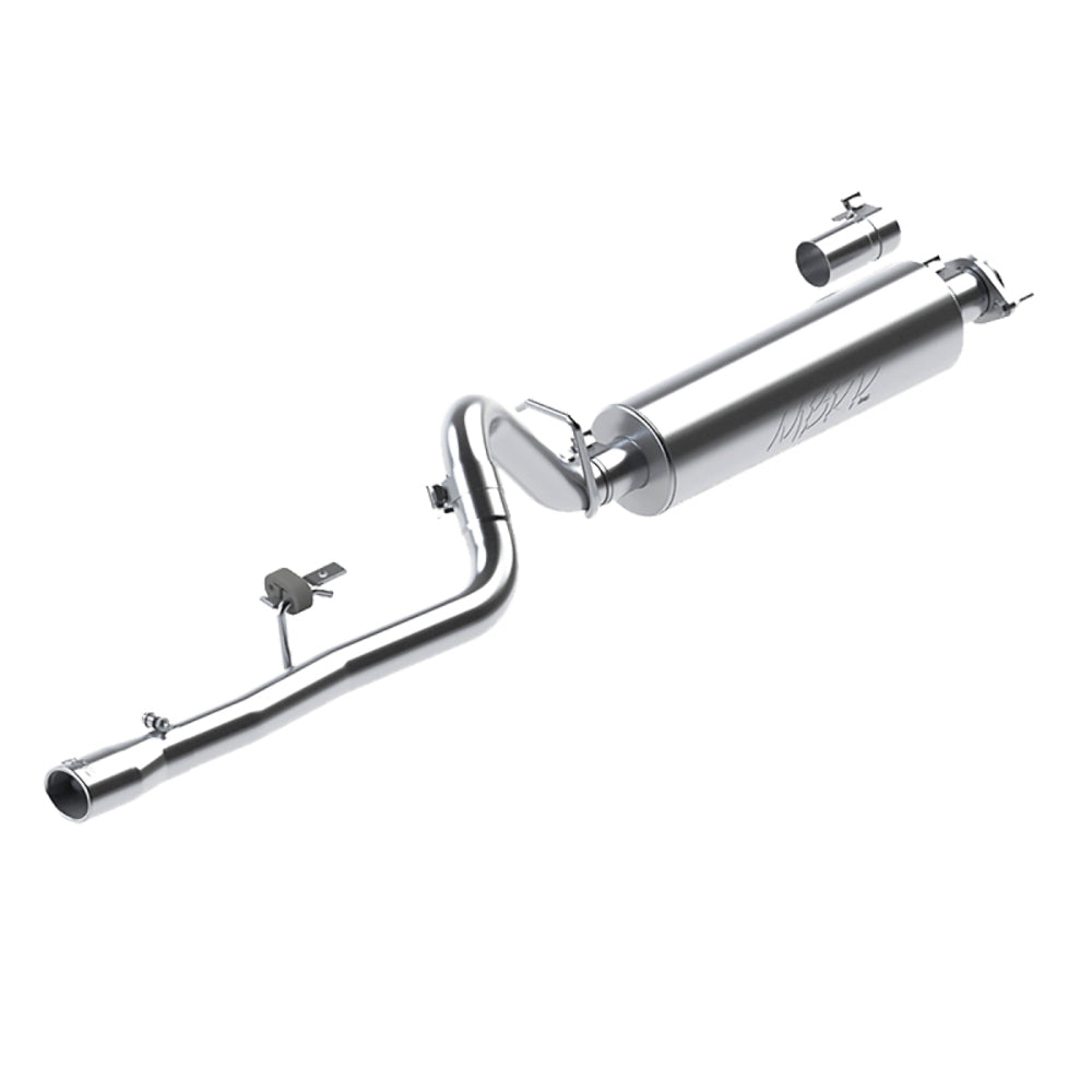 Fits 1986-1989 Jeep Cherokee 2 1/2in. Cat Back; Single; AL - S5534AL - Cat Back Exhaust Car Part People