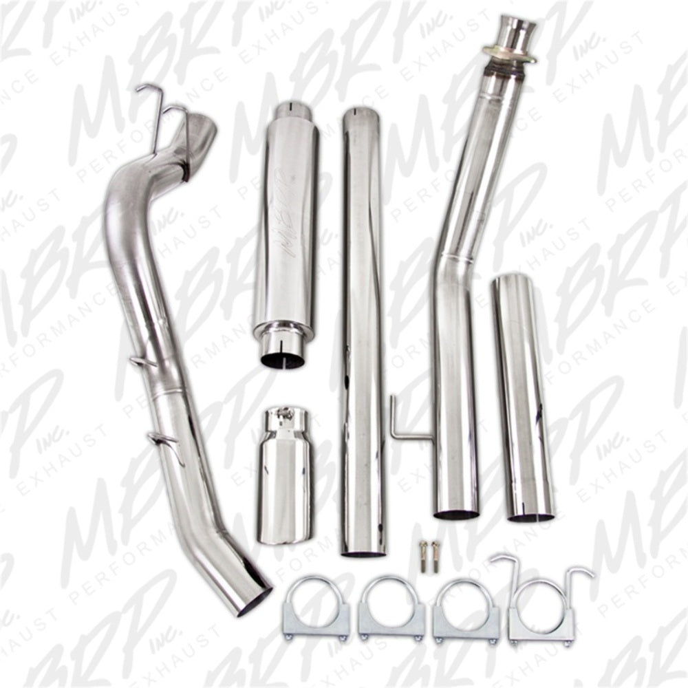 Fits 1998-2002 Dodge Ram 2500 4in. Exhaust System; Single Side; T304 - S6100304