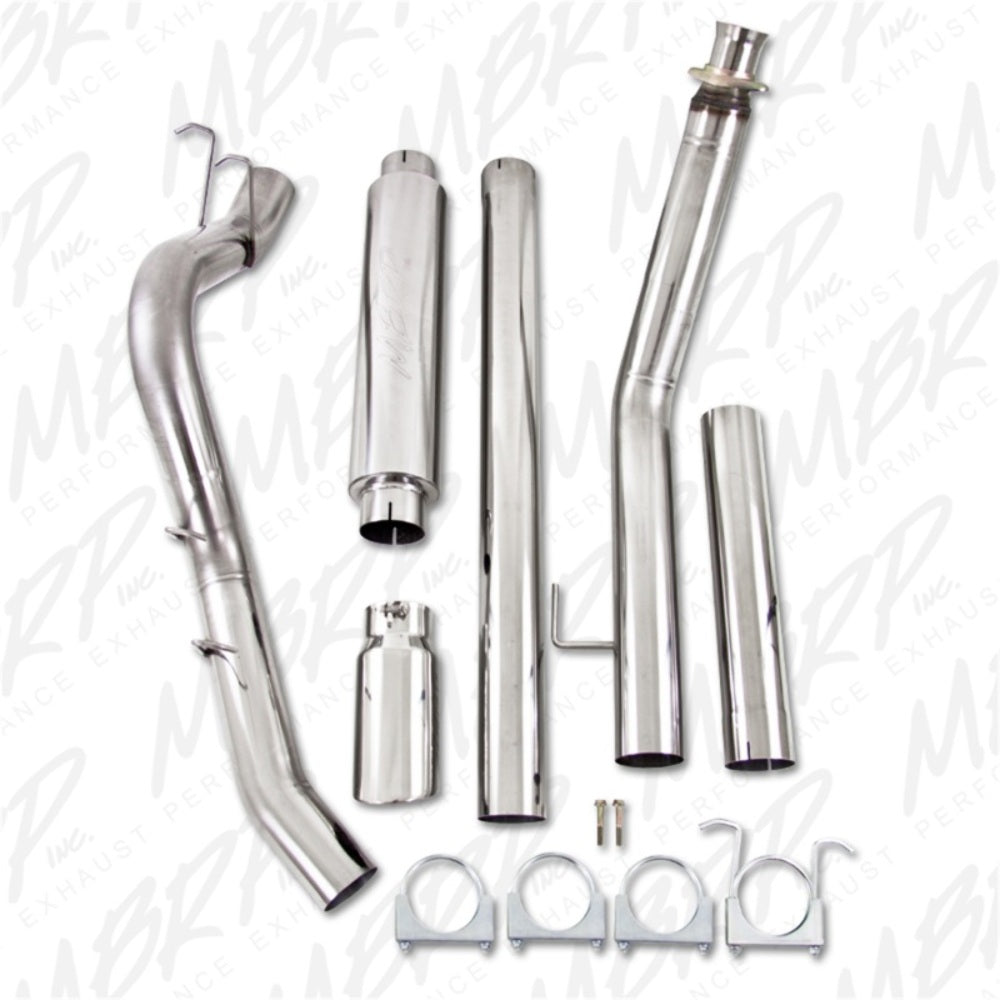 Fits 1998-2002 Dodge Ram 2500 4in. Exhaust System; Single Side; T409 - S6100409