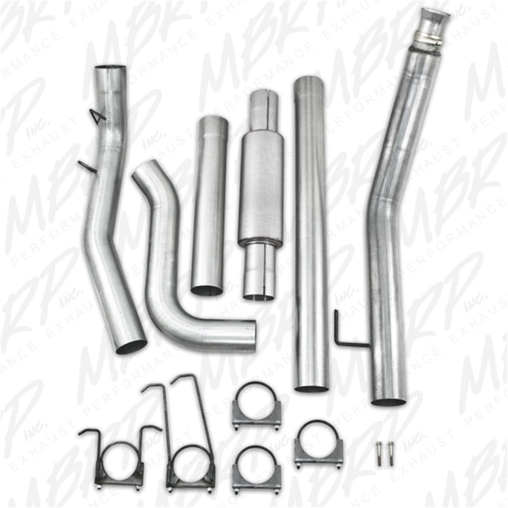 Fits 1998-2002 Dodge Ram 2500 4in. Exhaust System; Single Side - S6100P