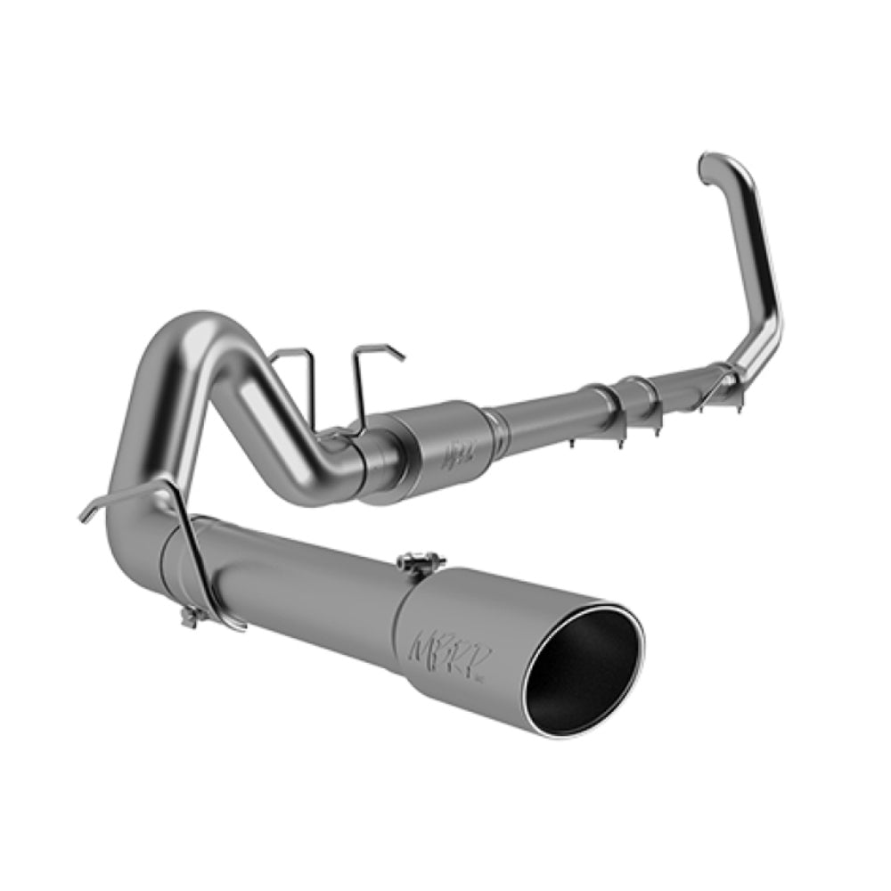 Fits 99-03 Ford F-250 Super Duty 4" Exhaust System; Single Side Exit-S6200304