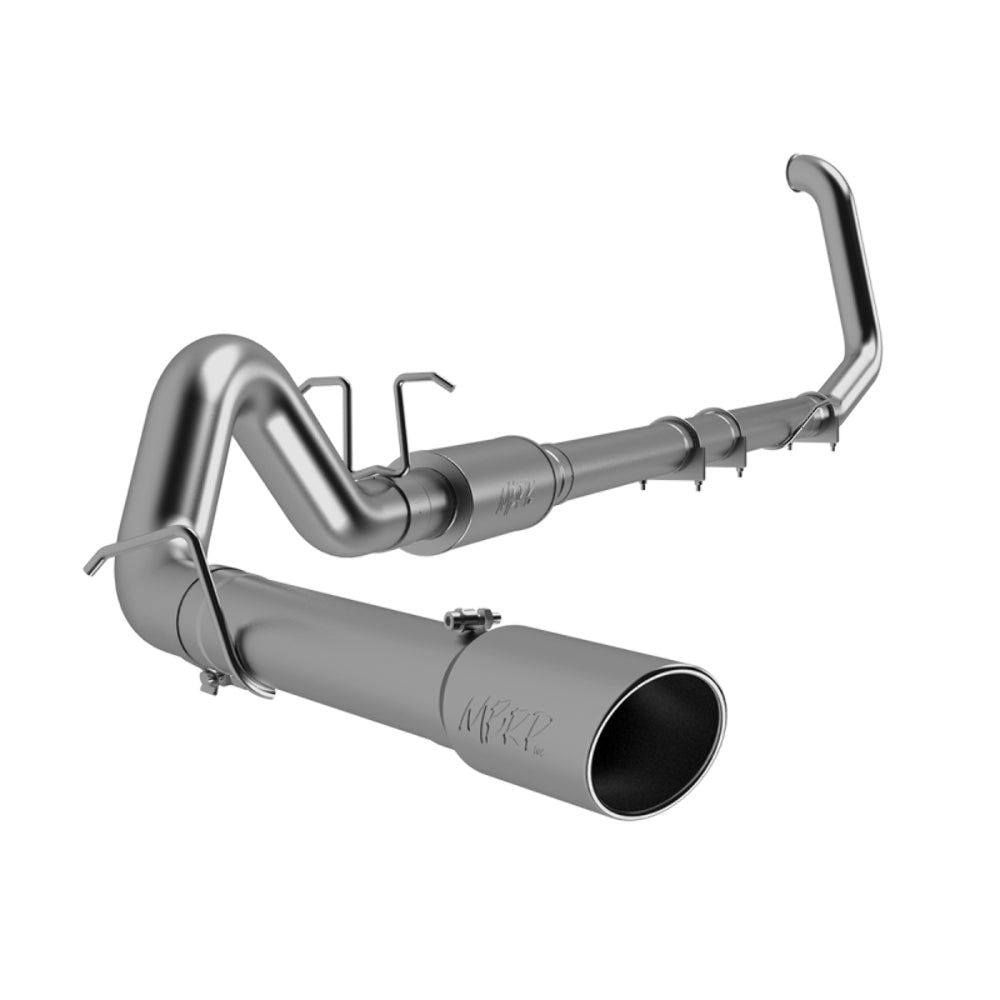 Fits 99-03 Ford F-350 Super Duty 4" Exhaust System; Single Side Exit-S6200409