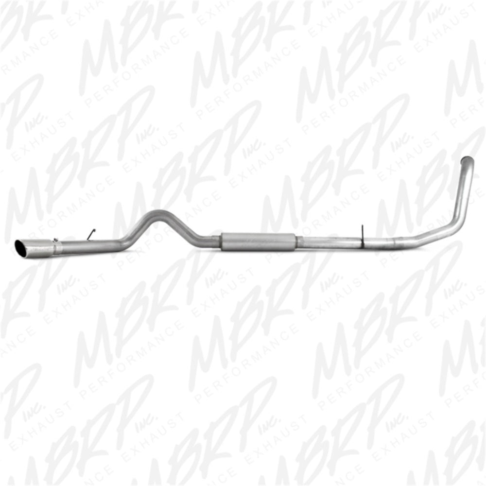 Fits 1999-2003 Ford F-250 Super Duty 4" Exhaust System; Single Side; AL-S6200AL