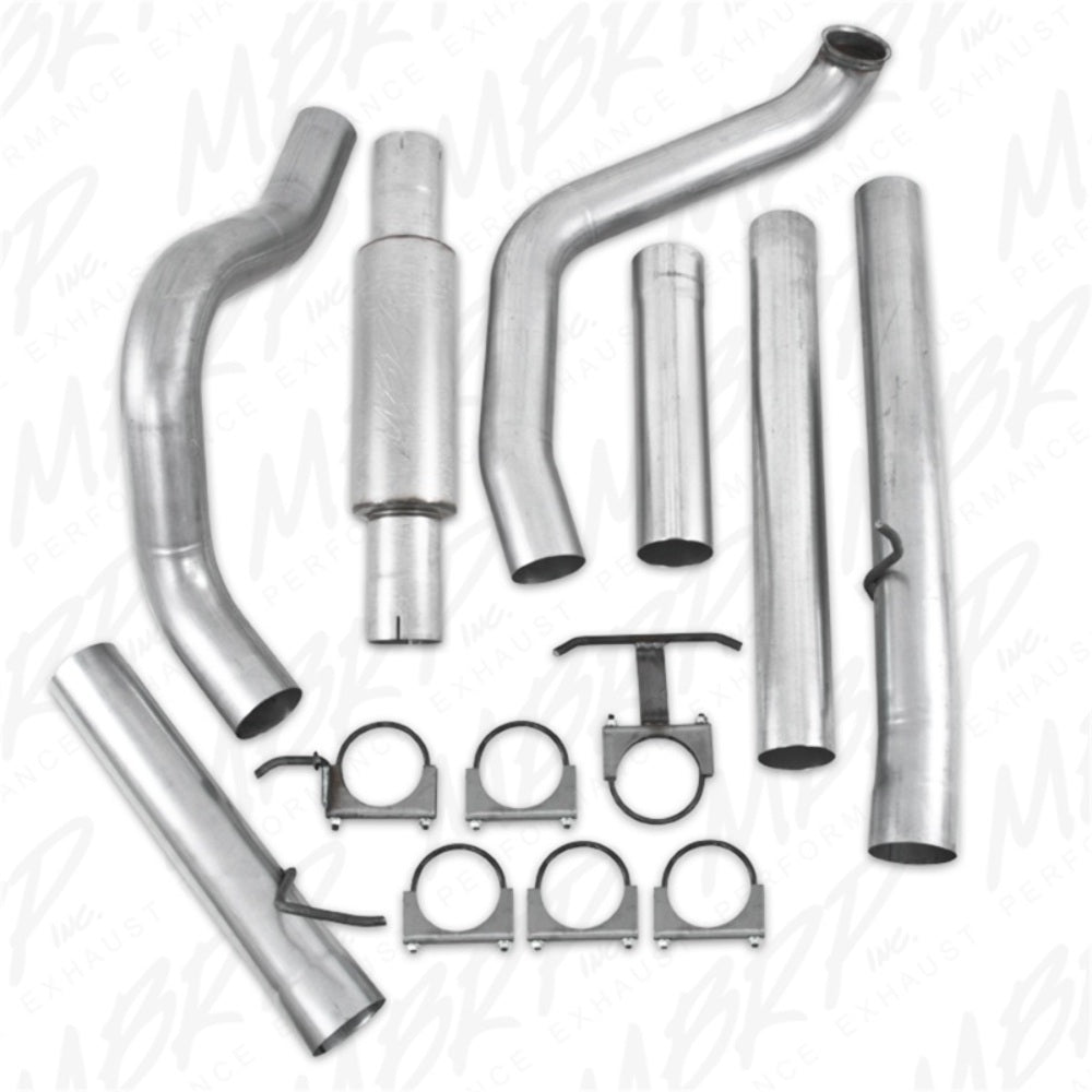 Fits 1999-2003 Ford F-350 Super Duty 4in. Exhaust System; Single Side - S6200P