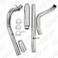 Fits 2000-2003 Ford Excursion 4in. Exhaust System; Single Side Exit - S6204409