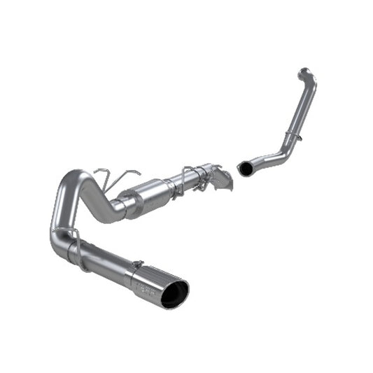 Fits 2003-07 F-250 Super Duty 4" Exhaust System Single Side Exit-S6206AL