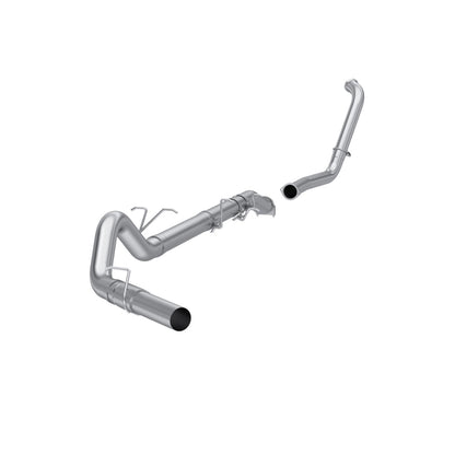 Fits 03-07 F-250 SD 4" Exhaust System Single Side No Muffler-S6206PLM