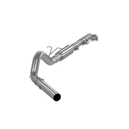 Fits 2004-2007 Ford F-250 Super Duty 4" Cat Back; Single Side (Stock Cat)-S6208P - Cat Back Exhaust Car Part People