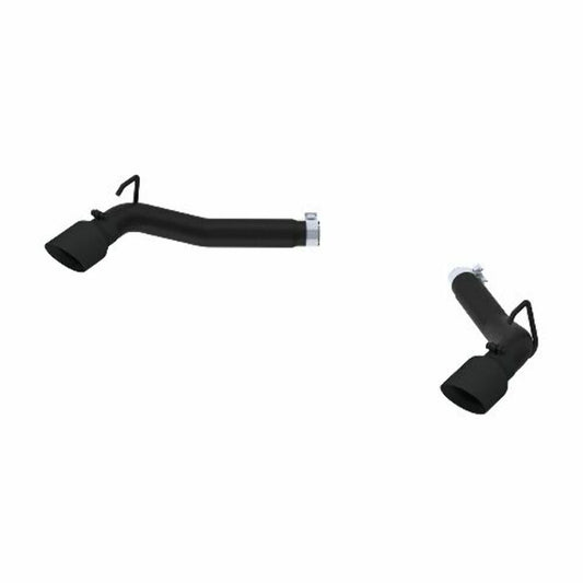 Fits 2010-2015 Chevrolet Camaro 3" Axle Back; Muffler ; Black Coated-S7019BLK