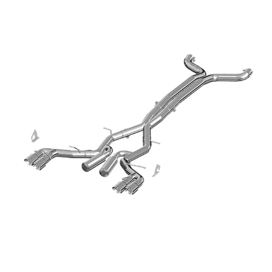 Fits 16-24 Chevrolet Camaro 3" Dual Cat Back Quad Tips AL Race Version-S7033AL - Cat Back Exhaust Car Part People