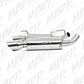 Fits 07-10 Ford Mustang 2 1/2" Dual Mufflers Axle Back Split Rear T304-S7200304 - Axle Back Exhaust Car Part People