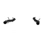 Fits 2011-2014 Ford Mustang 3" Dual Axle Back; Muffler ; Black Coated-S7203BLK - Axle Back Exhaust Car Part People