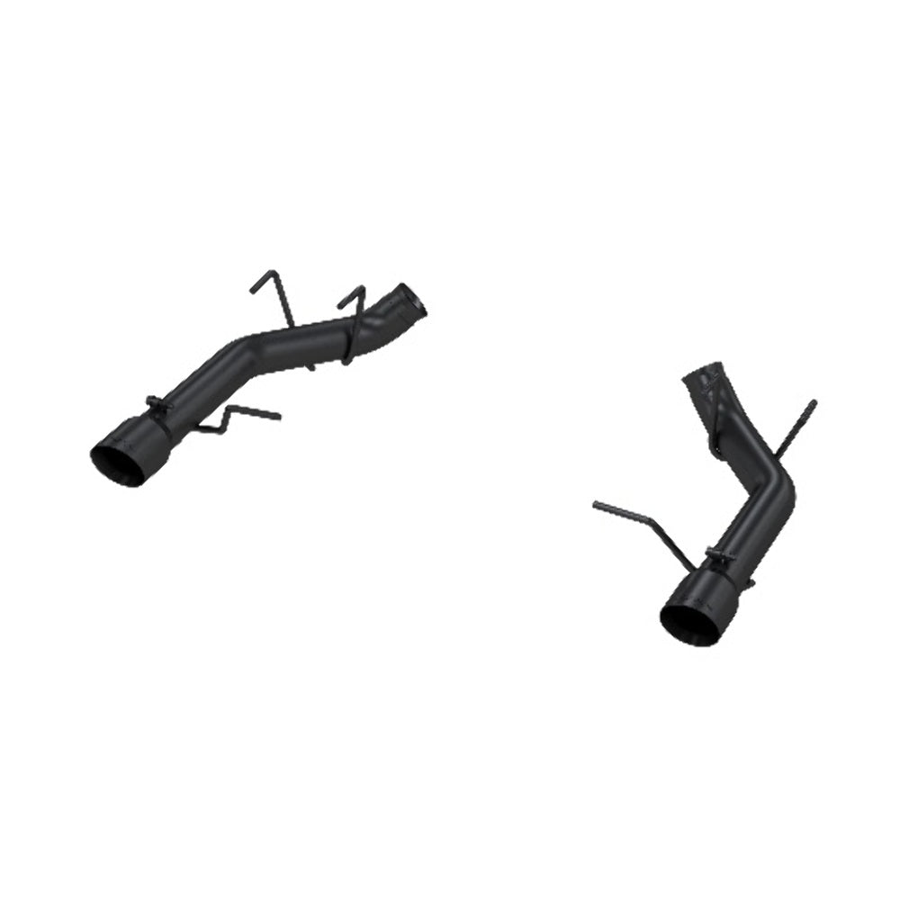 Fits 2011-2014 Ford Mustang 3" Dual Axle Back; Muffler ; Black Coated-S7203BLK - Axle Back Exhaust Car Part People