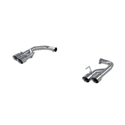 Fits 2018-2023 Ford Mustang 2.5" Axle Back w/Quad 4" Dual Wall Tips-S7211304 - Axle Back Exhaust Car Part People