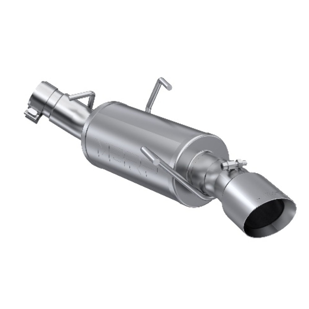 Fits 2005-2010 Ford Mustang 3in. Single Muffler Axle Back; Rear Exit; AL-S7217AL - Axle Back Exhaust Car Part People