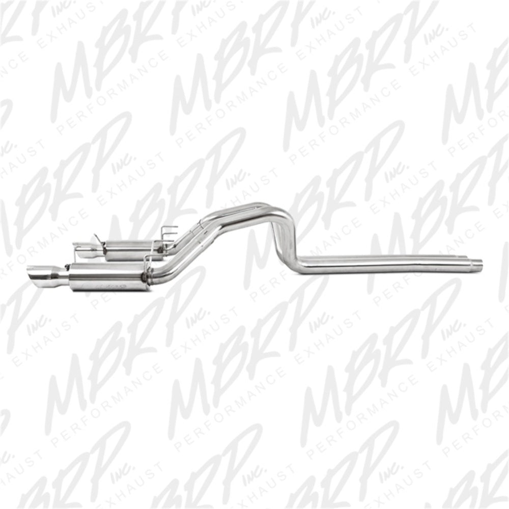 Fits 11-12 Ford Mustang 3" Cat Back Dual Split Rear Race Version T304-S7260304 - Cat Back Exhaust Car Part People