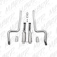 Fits 05-10 Ford Mustang 3" Cat Back Dual Split Rear Race Version T409-S7270409 - Cat Back Exhaust Car Part People